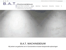 Tablet Screenshot of bat-machinebouw.nl